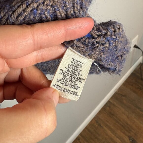 Anthropologie Moth Mohair Boxy Knit 3/4 Dolman Sleeve Sweater - Picture 5 of 6